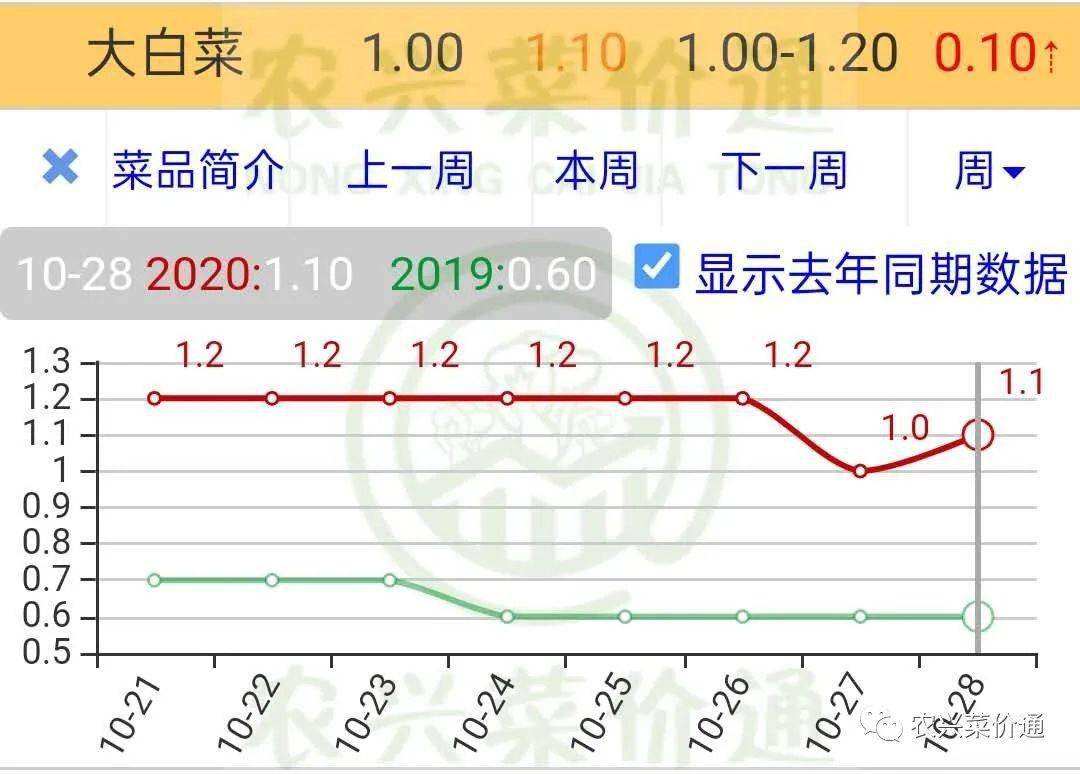 白菜价格最新行情走势及分析摘要